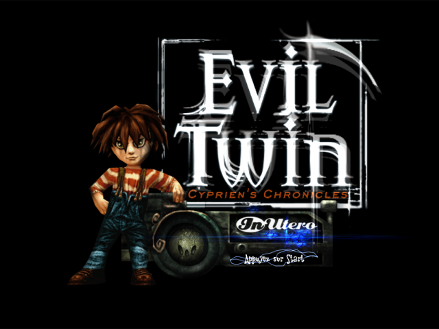 Evil Twin: Cyprien's Chronicles title screen for Playstation 2
