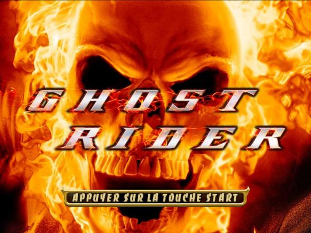 Ghost Rider [Not For Resale] title screen for Playstation 2