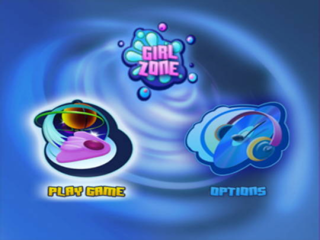 Girl Zone title screen for Playstation 2