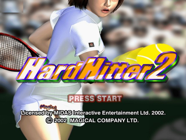 Hard Hitter 2 title screen for Playstation 2