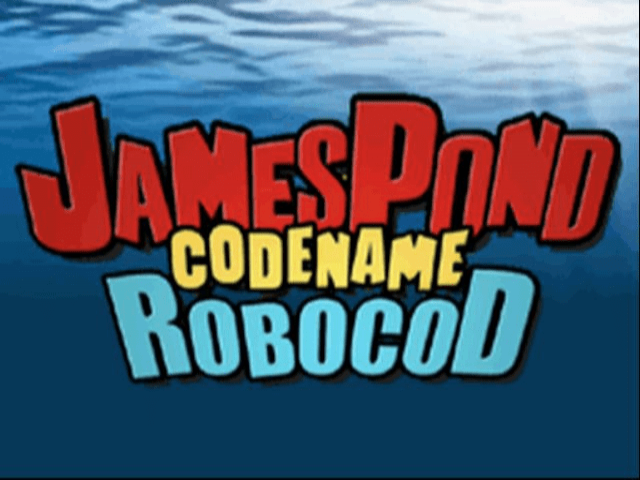 James Pond Codename Robocod title screen for Playstation 2