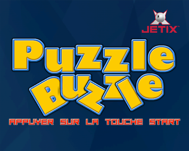 Jetix Puzzle Buzzle title screen for Playstation 2