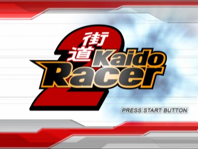 Kaido Racer 2 title screen for Playstation 2