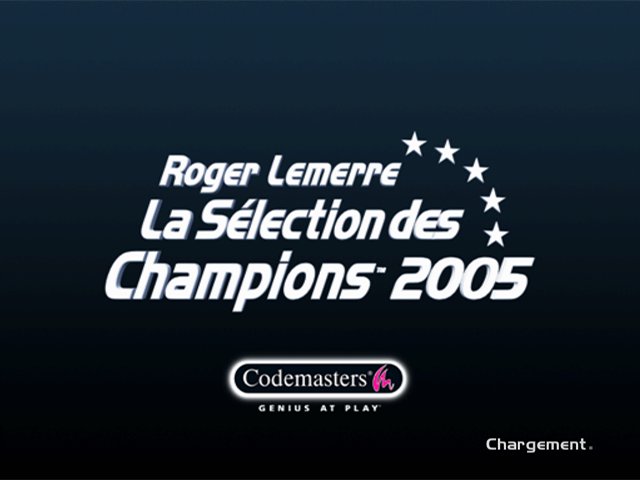 LMA Manager 2005 [Not For Resale] title screen for Playstation 2