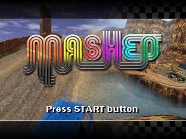 Mashed title screen for Playstation 2