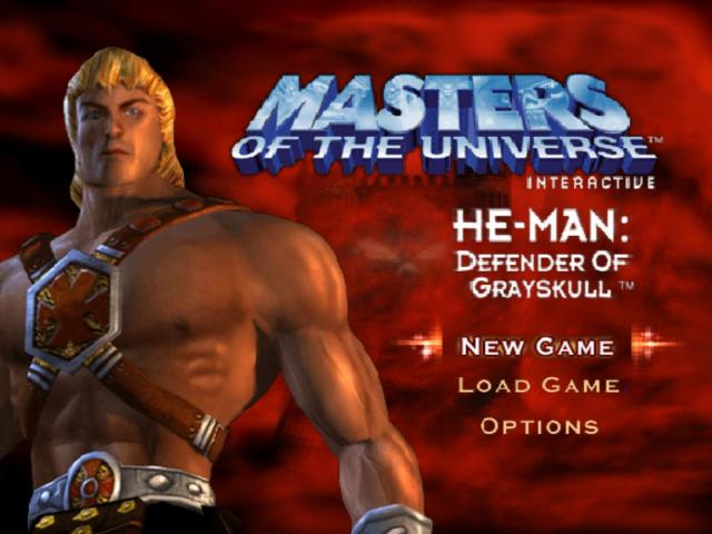 Masters of the Universe: He-Man: Defender of Grayskull title screen for Playstation 2