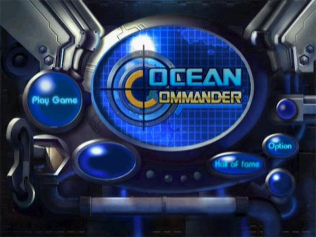 Ocean Commander title screen for Playstation 2