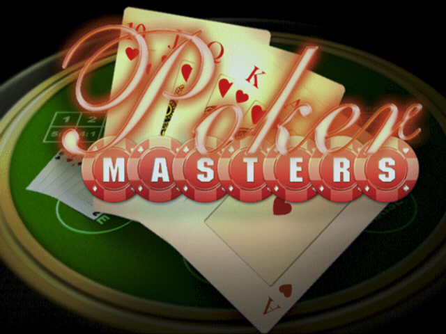 Poker Masters title screen for Playstation 2