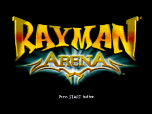Rayman M title screen for Playstation 2