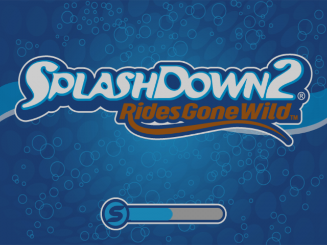 Splashdown 2: Rides Gone Wild title screen for Playstation 2