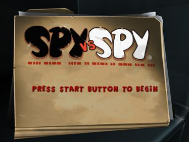 Spy vs. Spy title screen for Playstation 2