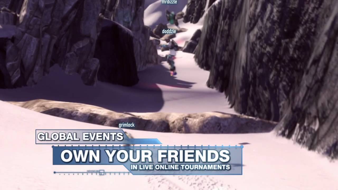 SSX title screen for Playstation 2