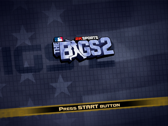 The Bigs 2 title screen for Playstation 2