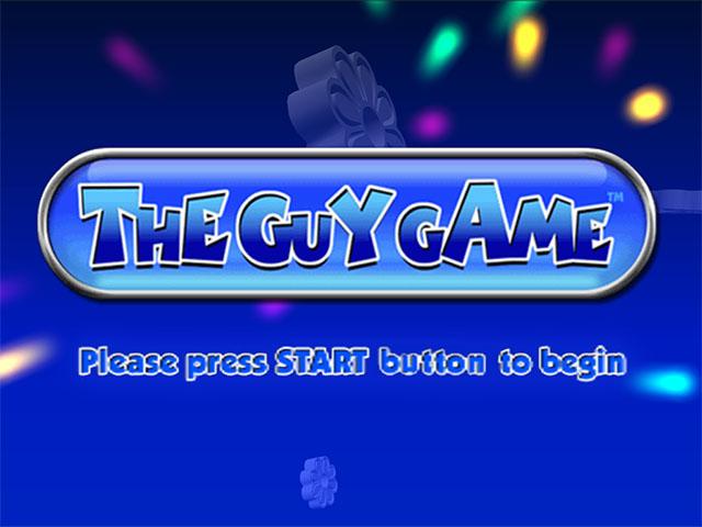 The Guy Game title screen for Playstation 2