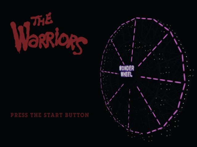 The Warriors [Greatest Hits] title screen for Playstation 2