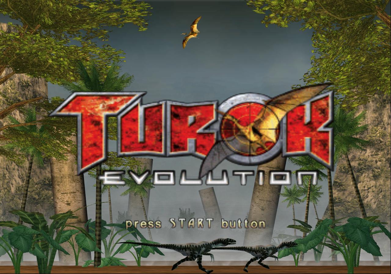 Turok Evolution [Promo Not For Resale] title screen for Playstation 2