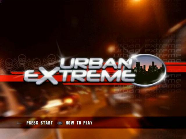 Urban Extreme title screen for Playstation 2
