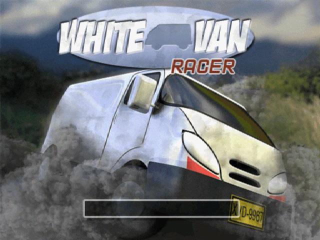 White Van Racer title screen for Playstation 2