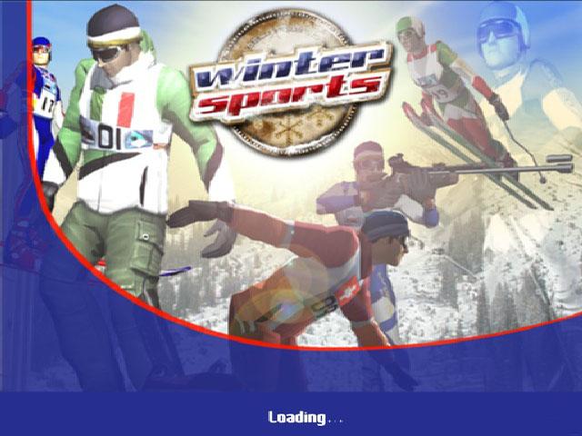 Winter Sports title screen for Playstation 2