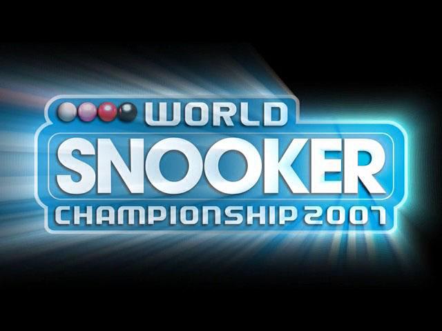 World Snooker Championship 2007 title screen for Playstation 2