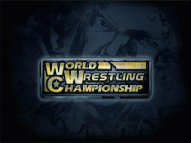 World Wrestling Championship title screen for Playstation 2