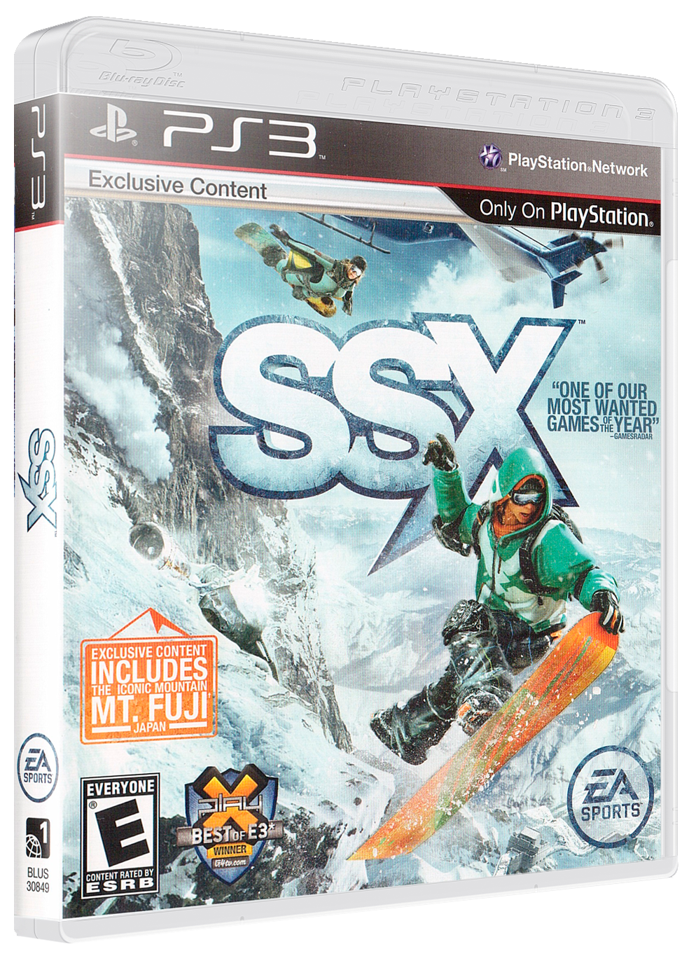 SSX box art for Playstation 3