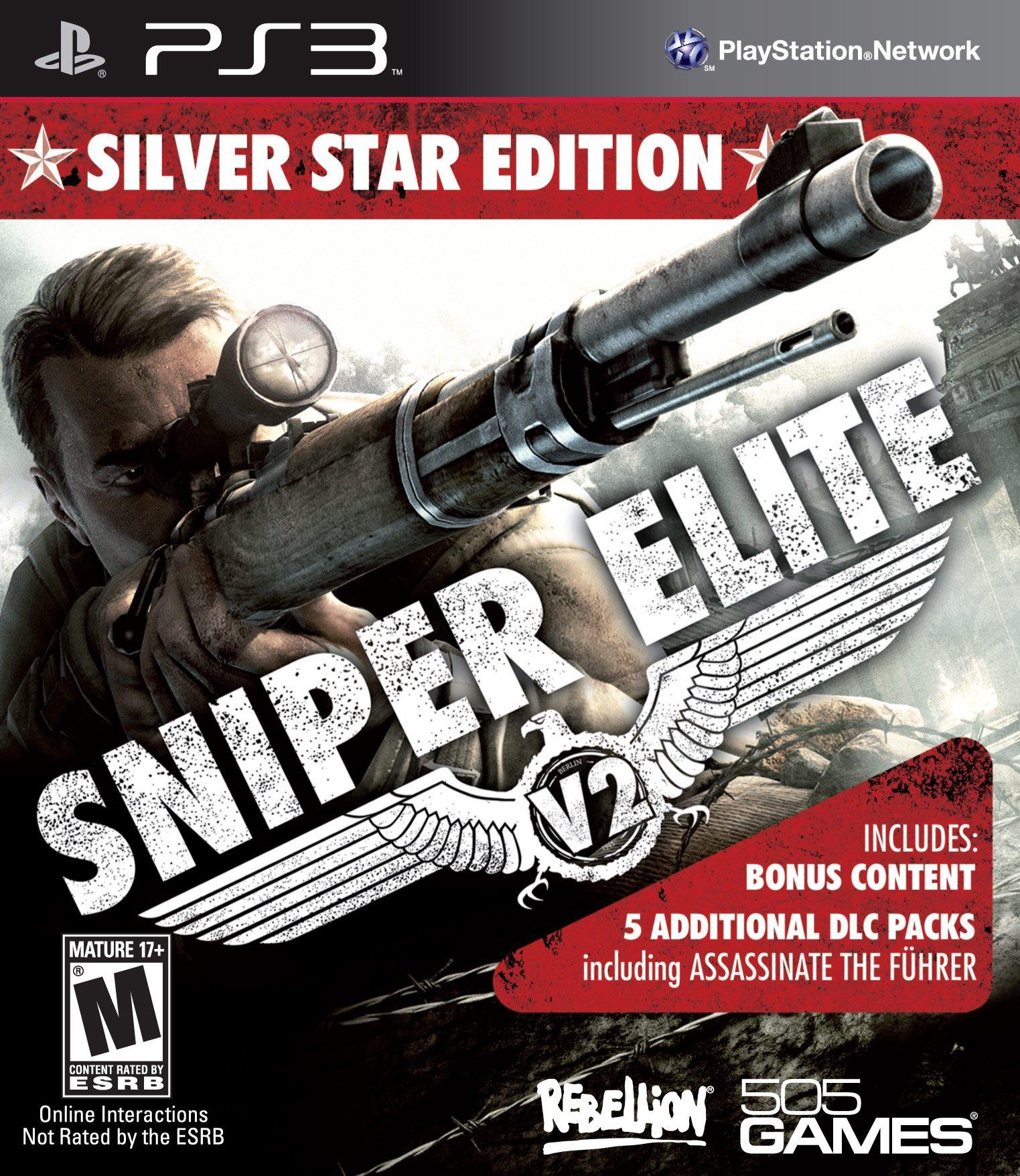 Sniper Elite V2 Silver Star Edition box art for Playstation 3