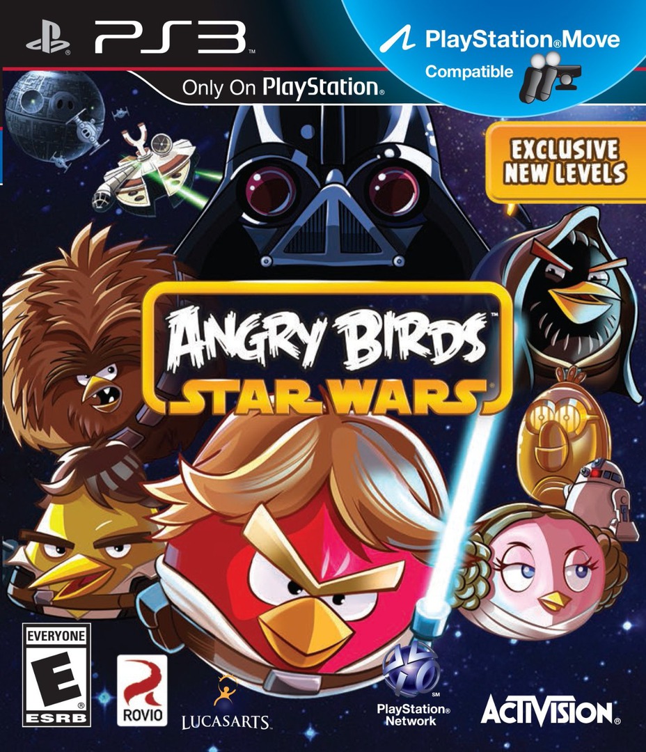 Angry Birds Star Wars box art for Playstation 3