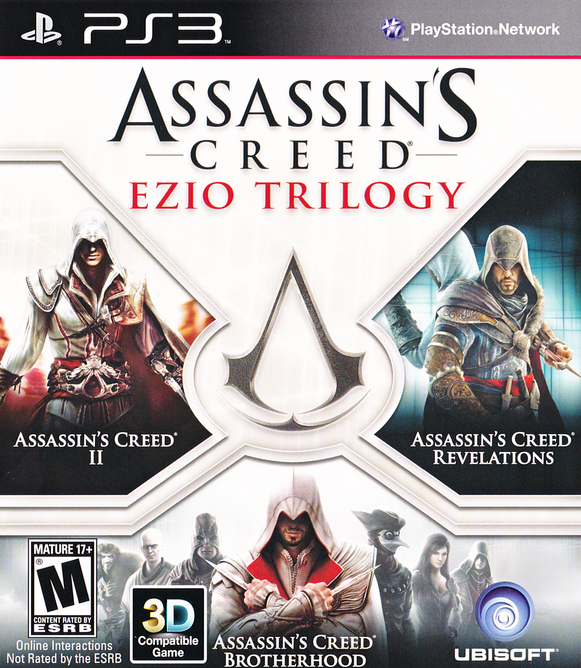 Assassin's Creed Ezio Saga box art for Playstation 3