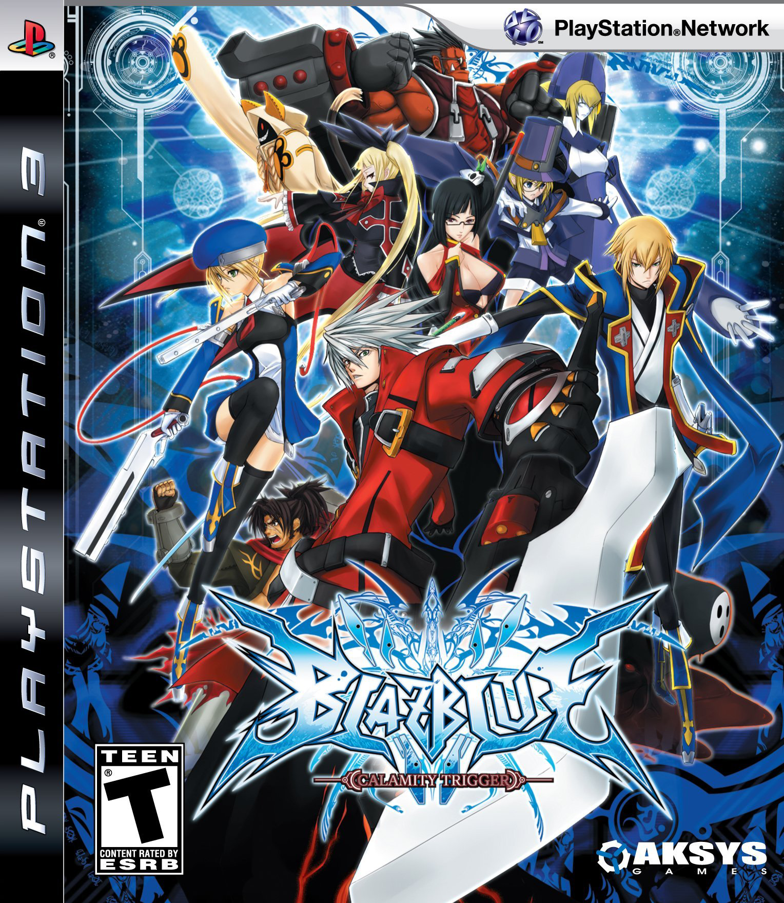 Blazblue box art for Playstation 3