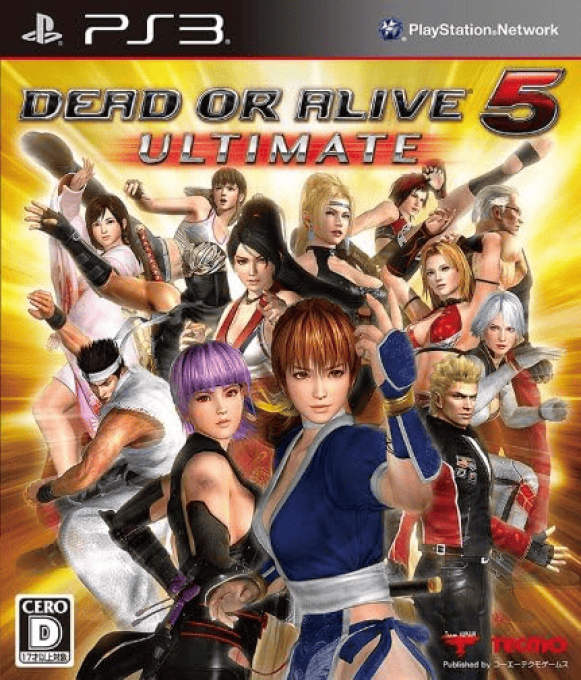 Dead Or Alive 5 Ultimate box art for Playstation 3
