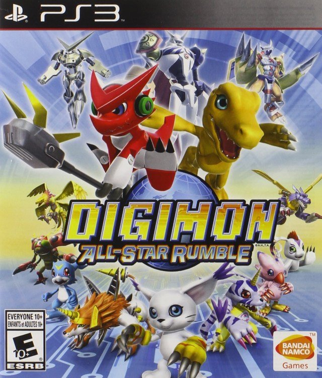 Digimon All-Star Rumble box art for Playstation 3
