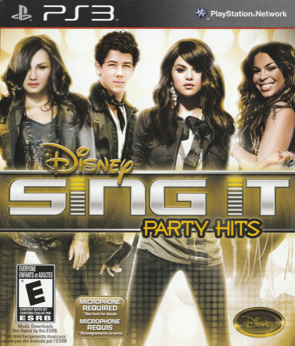 Disney Sing It: Party Hits box art for Playstation 3