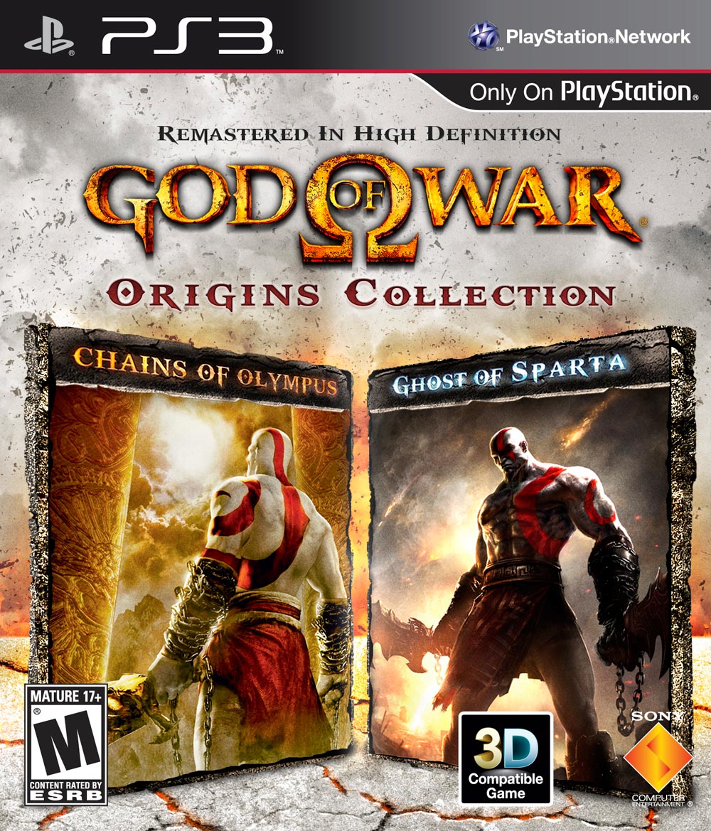 God of War Origins Collection box art for Playstation 3