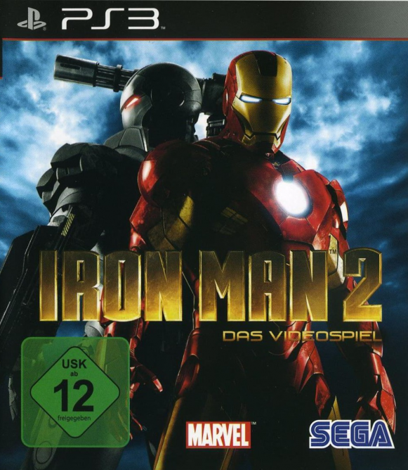 Iron Man 2 box art for Playstation 3