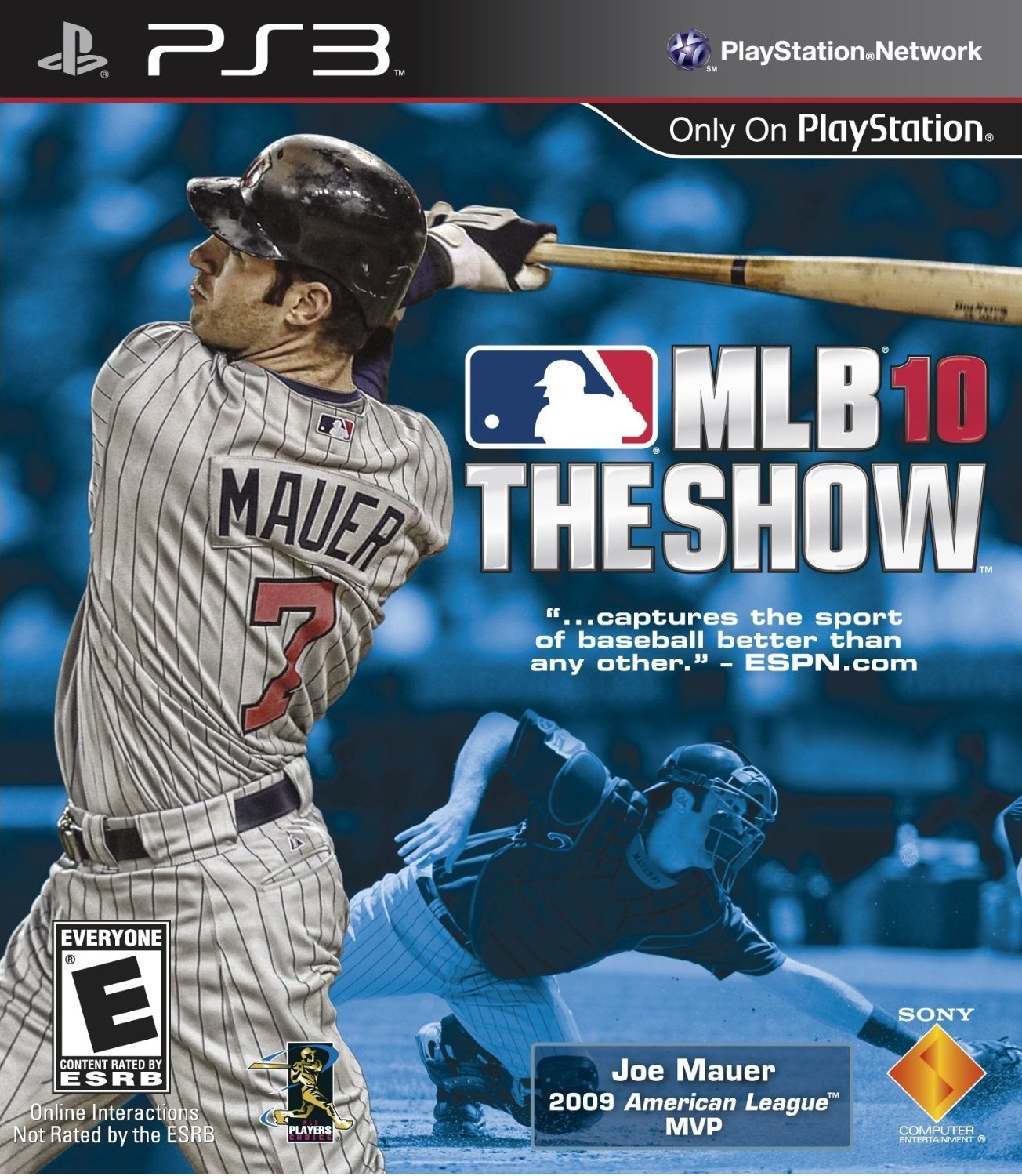 MLB 10 The Show box art for Playstation 3
