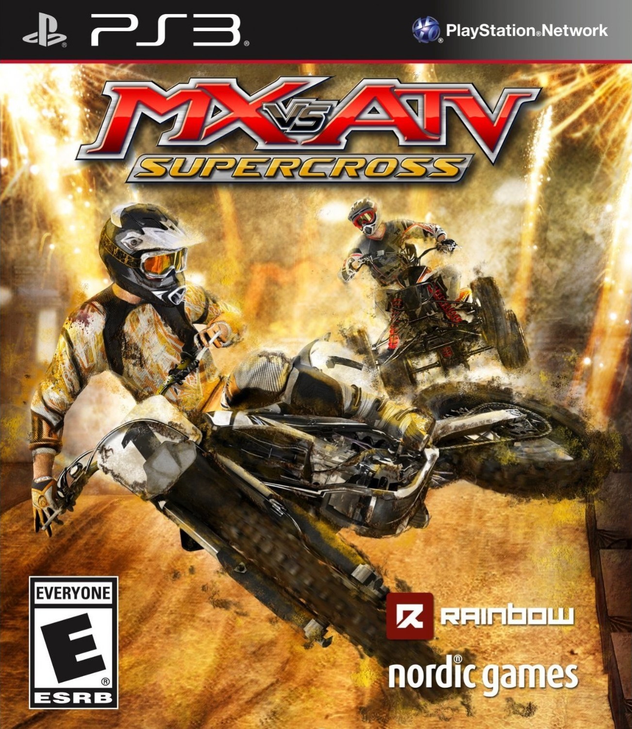 MX vs. ATV Supercross box art for Playstation 3