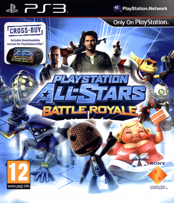 PlayStation All-Stars Battle Royale box art for Playstation 3