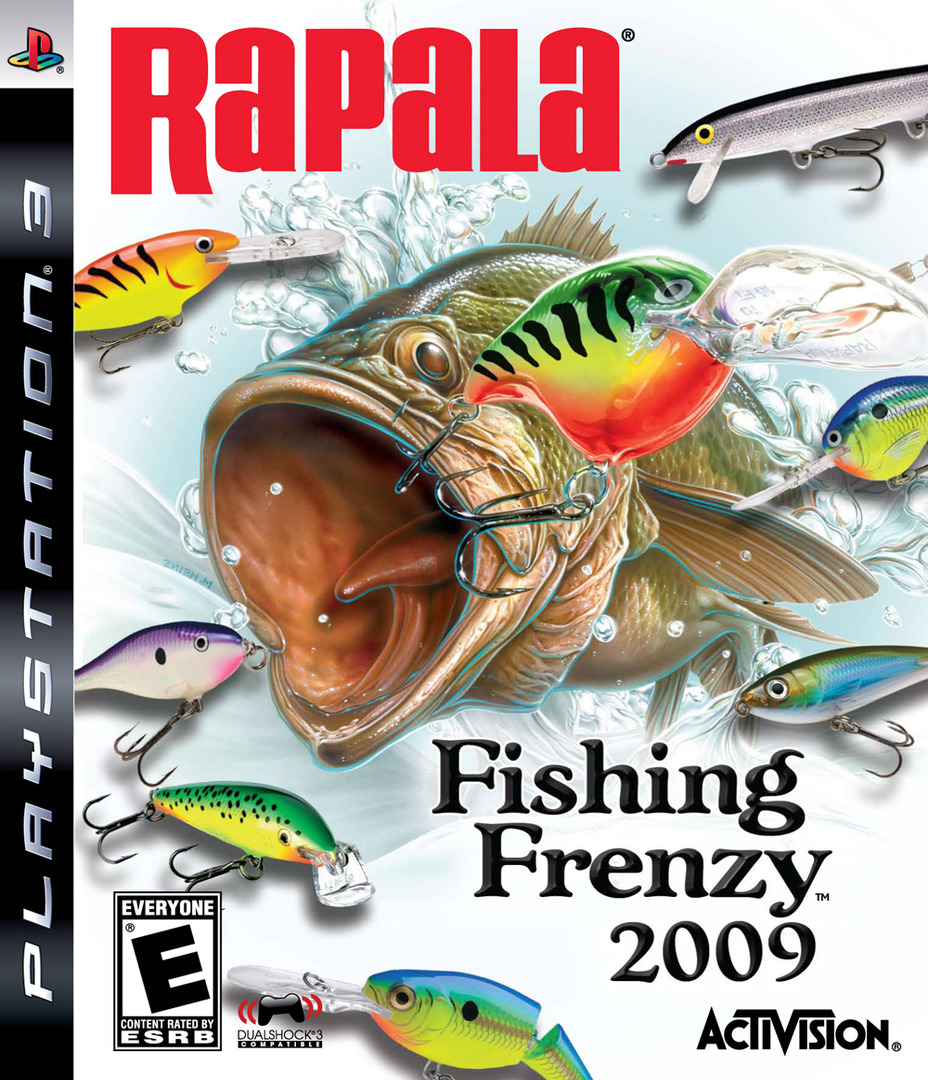 Rapala Fishing Frenzy 2009 box art for Playstation 3