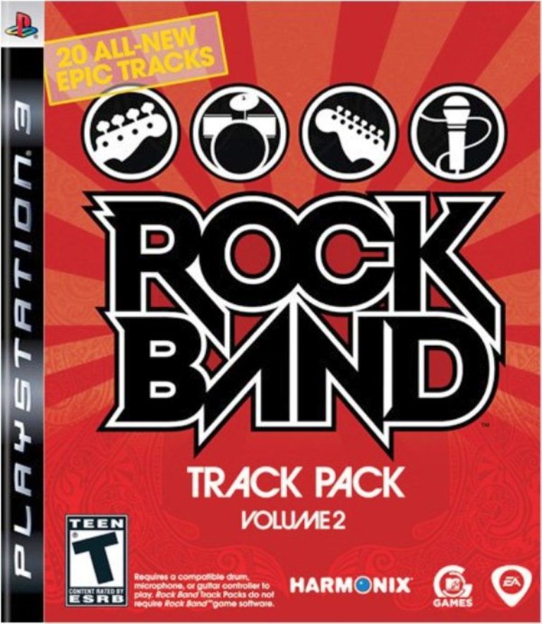 Rock Band Track Pack Volume 2 box art for Playstation 3