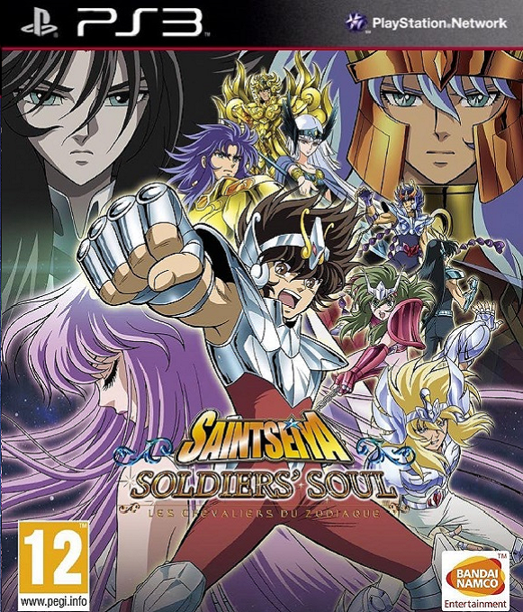 Saint Seiya Soldiers' Soul box art for Playstation 3