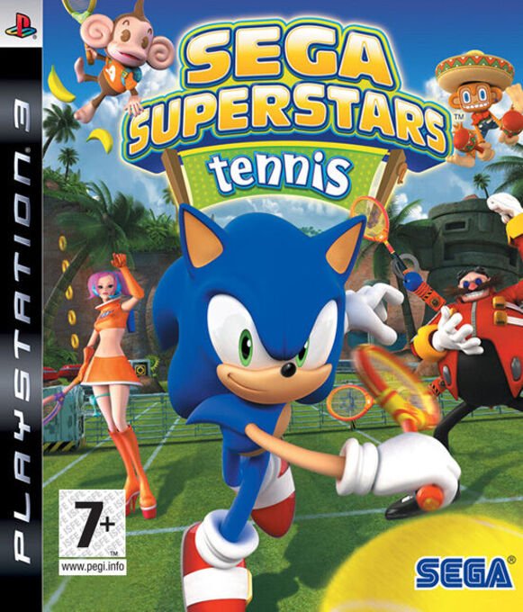 Sega Superstars Tennis box art for Playstation 3