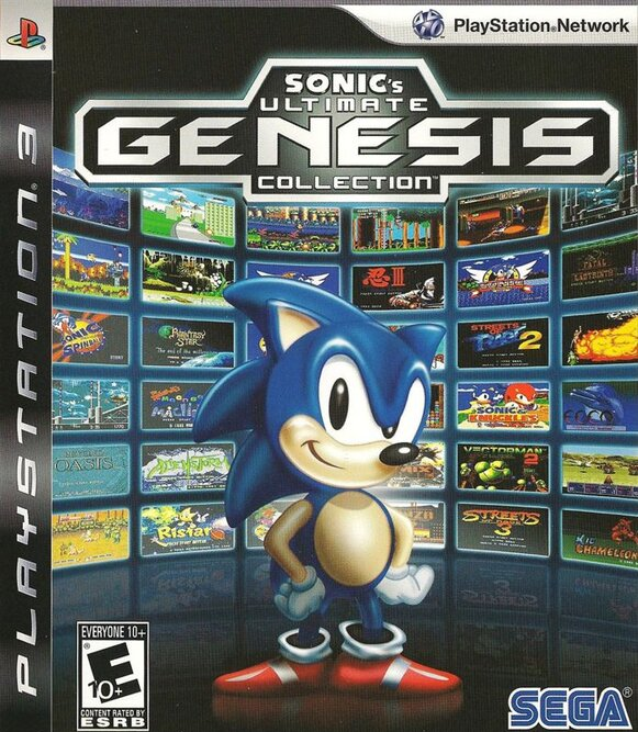 Sonic's Ultimate Genesis Collection box art for Playstation 3