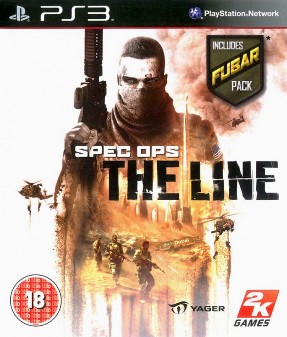 Spec Ops: The Line box art for Playstation 3