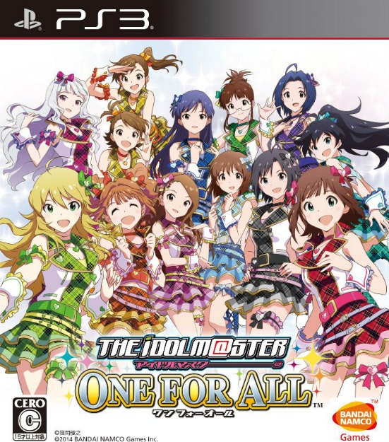 The Idolmaster One for All box art for Playstation 3