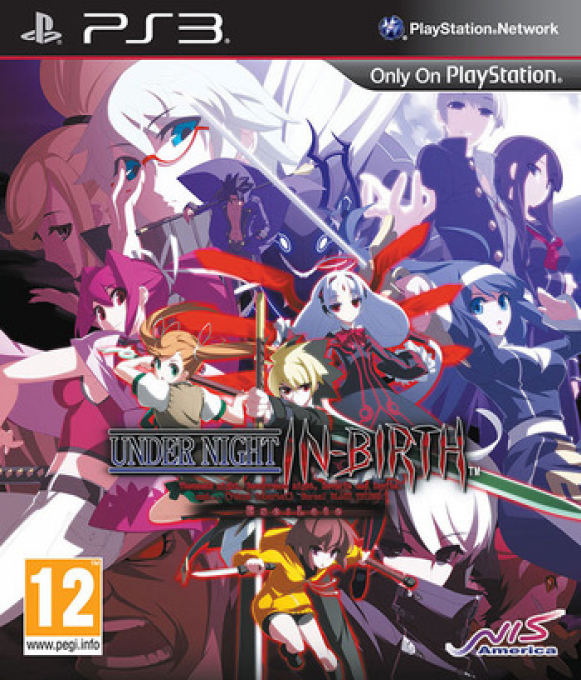 Under Night In-Birth Exe:Late box art for Playstation 3