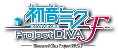 Hatsune Miku: Project DIVA F logo for Playstation 3