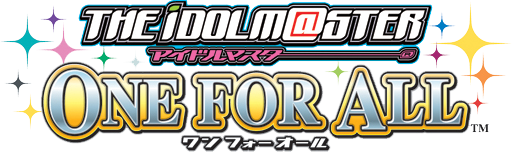The Idolmaster One for All logo for Playstation 3