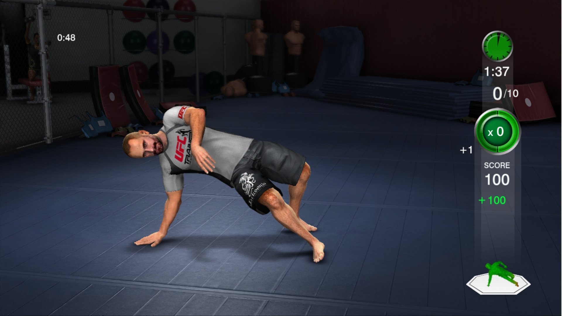 UFC Personal Trainer screenshot 2 for Playstation 3