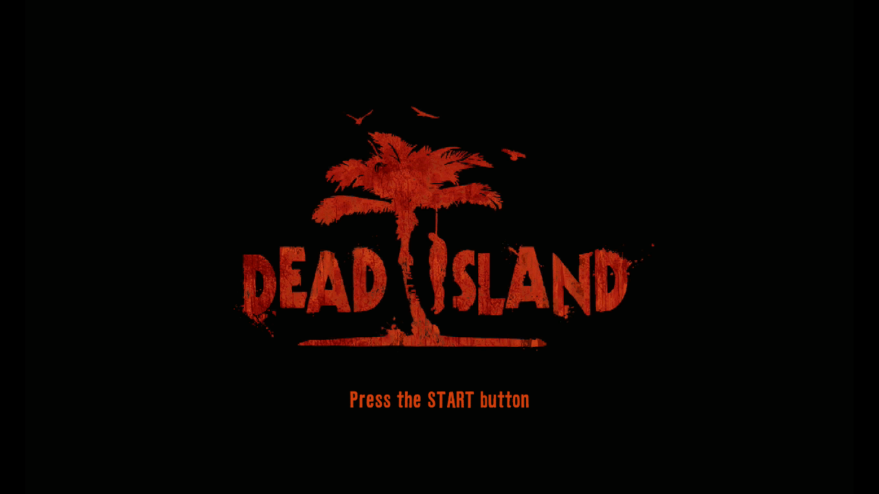 Dead Island title screen for Playstation 3